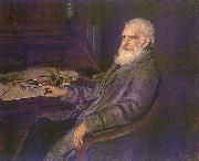 Portrait in oil of Otto Gildemeister unknow artist